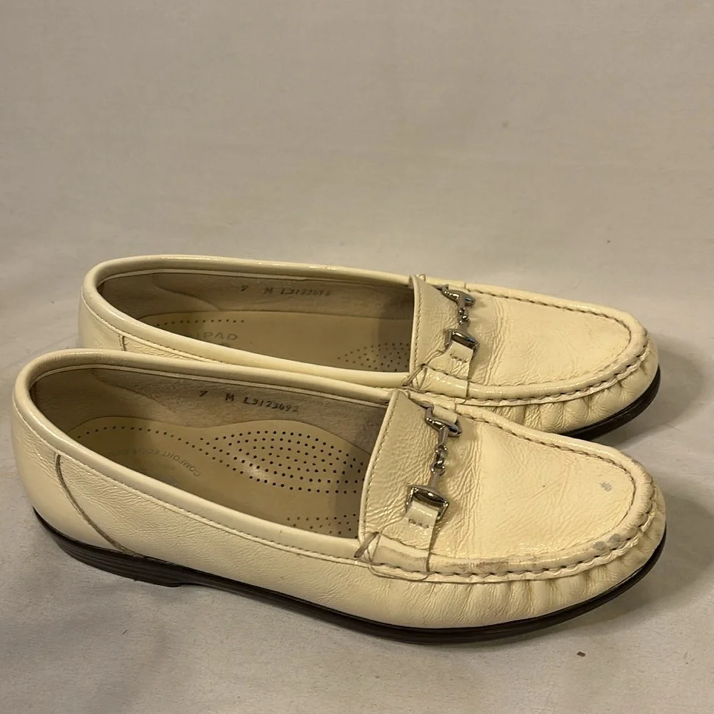 SAS Comfort Bit Loafers White Size 7 Medium